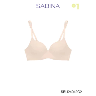 Sabina NEW BRALESS 2025 เสื้อชั้นในไร้ตะเข็บ ไร้โครง รหัส SBU24042C2 - สีเนื้ออ่อน