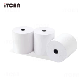 iTCAN 80x80 50 ม้วน กระดาษความร้อน กระดาษใบเสร็จ Bill ใบเสร็จอาหาร บิลขนส่ง food delivery ขนส่ง