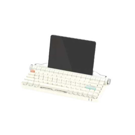 ACTTO คีย์บอร์ดไร้สายดีไซน์ย้อนยุค Actto Mechanical Keyboard B703 [คีย์ไทย-อังกฤษ] By Dotlife