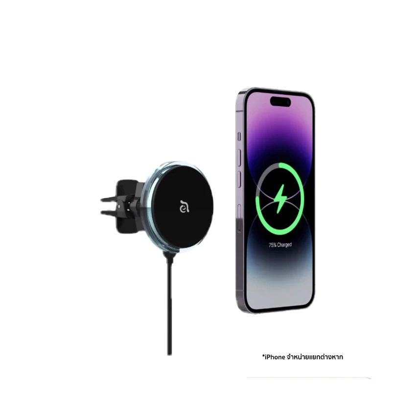 ADAM ELEMENTS แท่นชาร์จไร้สายในรถยนต์ OMNIA CX2 สี Silver By Dotlife