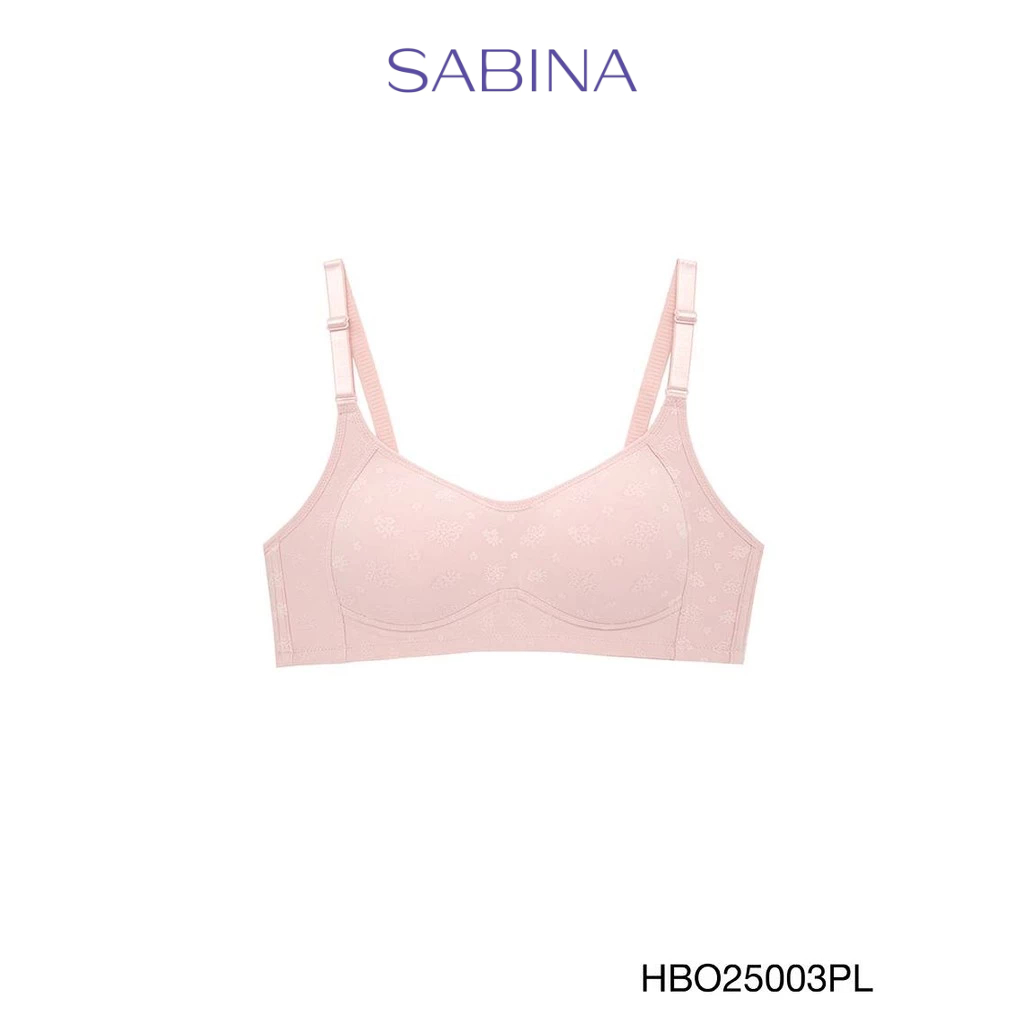 Sabina Habpy Adult Level 1 เสื้อชั้นใน ไร้โครง รหัส HBO25003PL - สีชมพูอ่อน