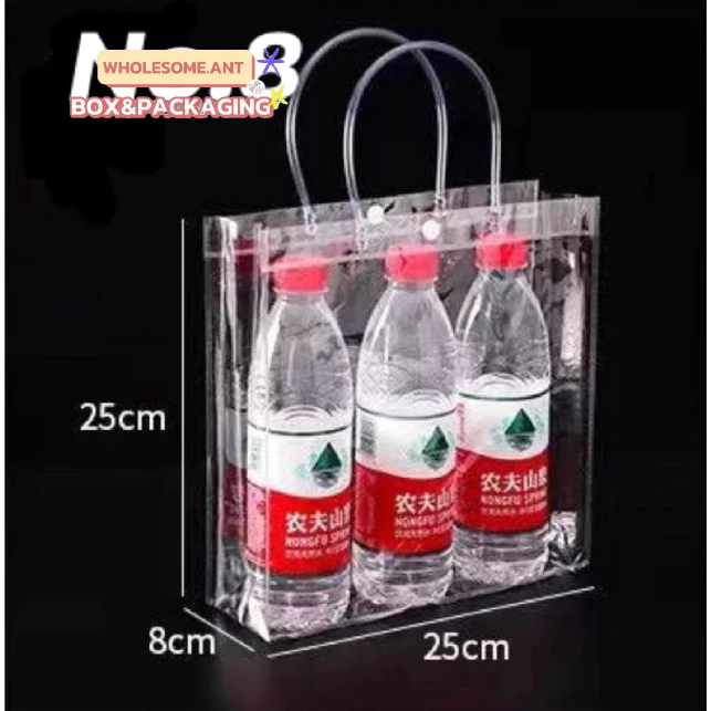 PVCถุงใส ถุงPVC ใส  เหนียว รับน้ำหนักได้ 1ใบก็ขาย - รูปที่ 6