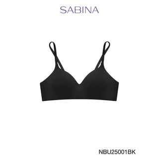 [Online Exclusive] Sabina Pretty Perfect Level 1 เสื้อชั้นใน ไร้โครง รหัส NBU25001BK - สีดำ