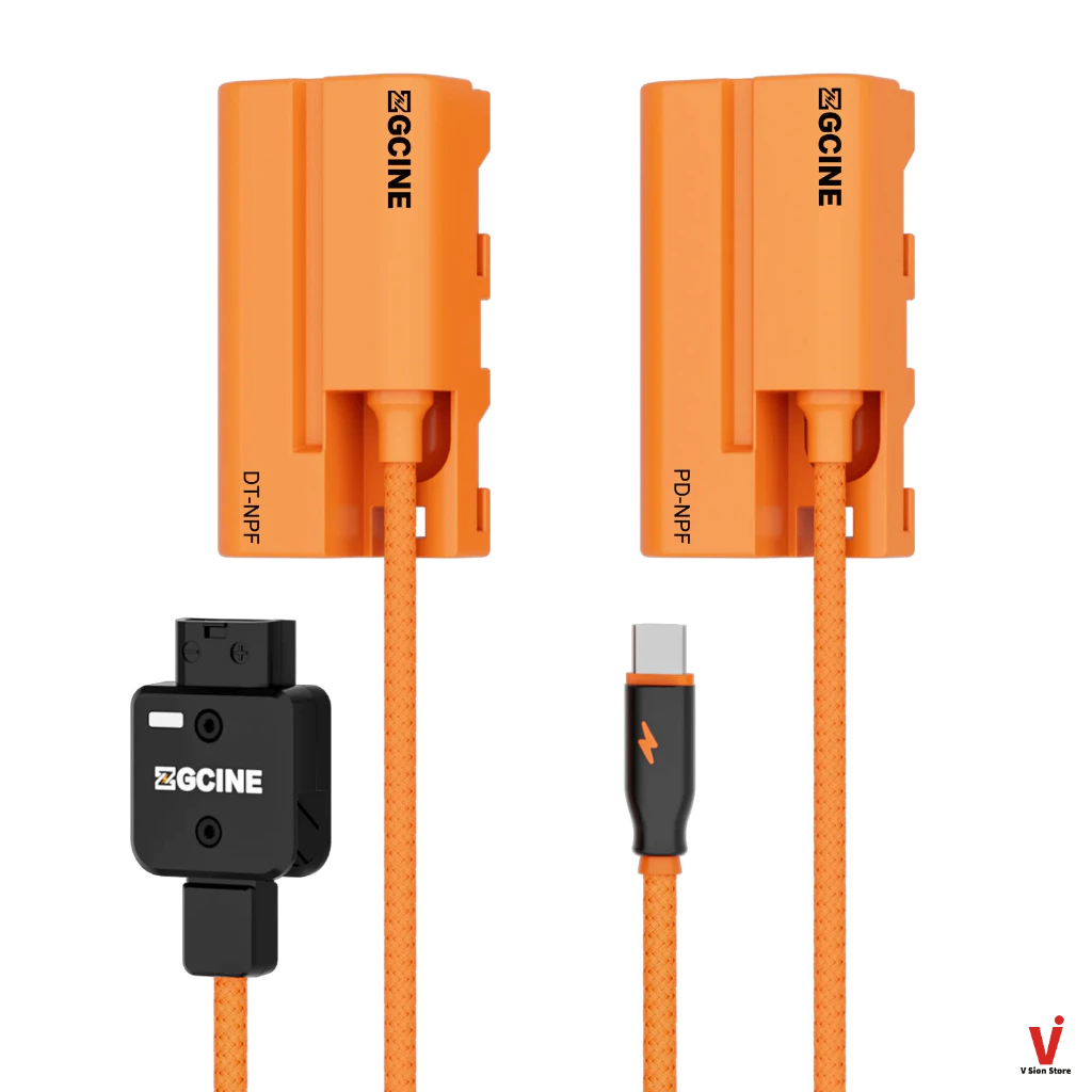 ZGCINE NPF for SONY Dummy Battery Cable (braided wire) สินค้าส่งจากไทย