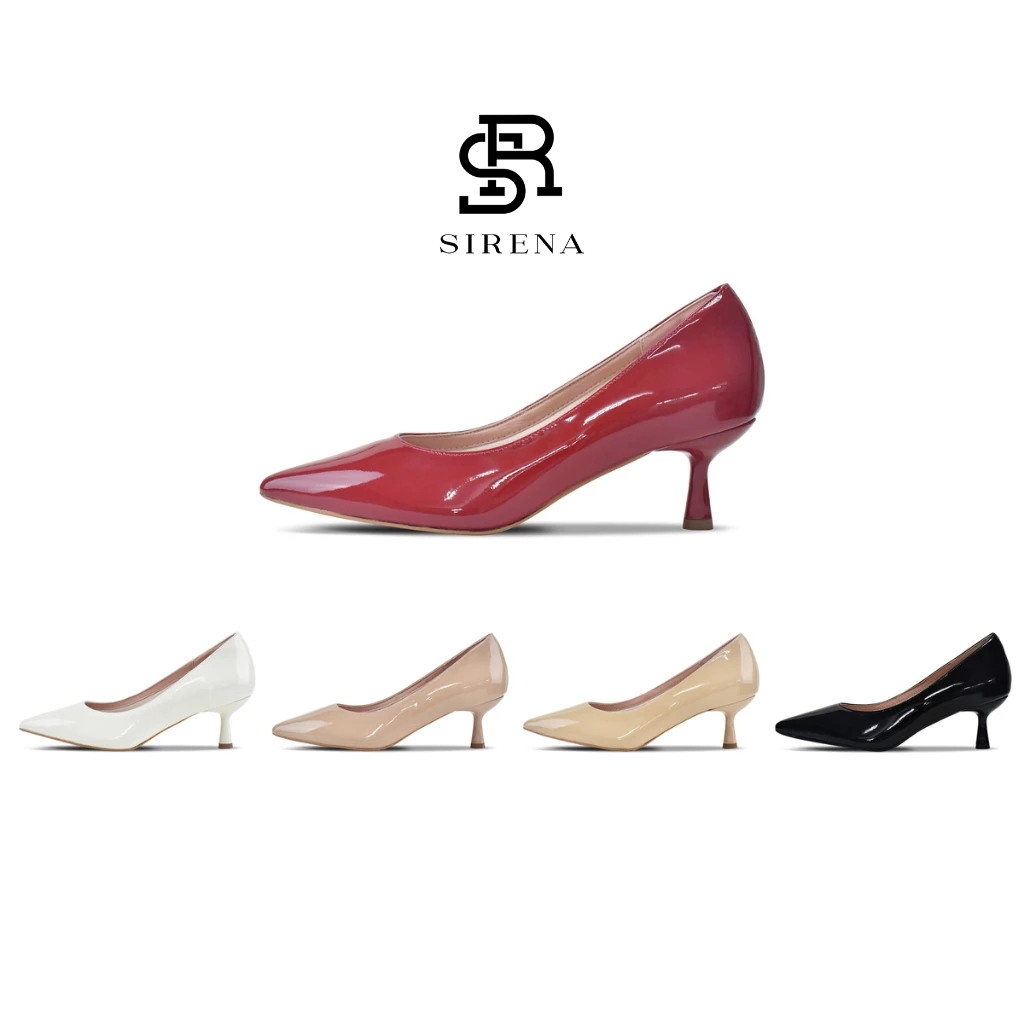 SIRENA รองเท้าหนังแท้ ส้น 2.5 นิ้ว รุ่น NATALIE | รองเท้าคัทชูผู้หญิง
