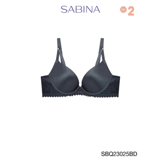 Sabina Twenty Five Level 2 เสื้อชั้นใน มีโครง รหัส SBQ23025BD - สีเทาเข้ม