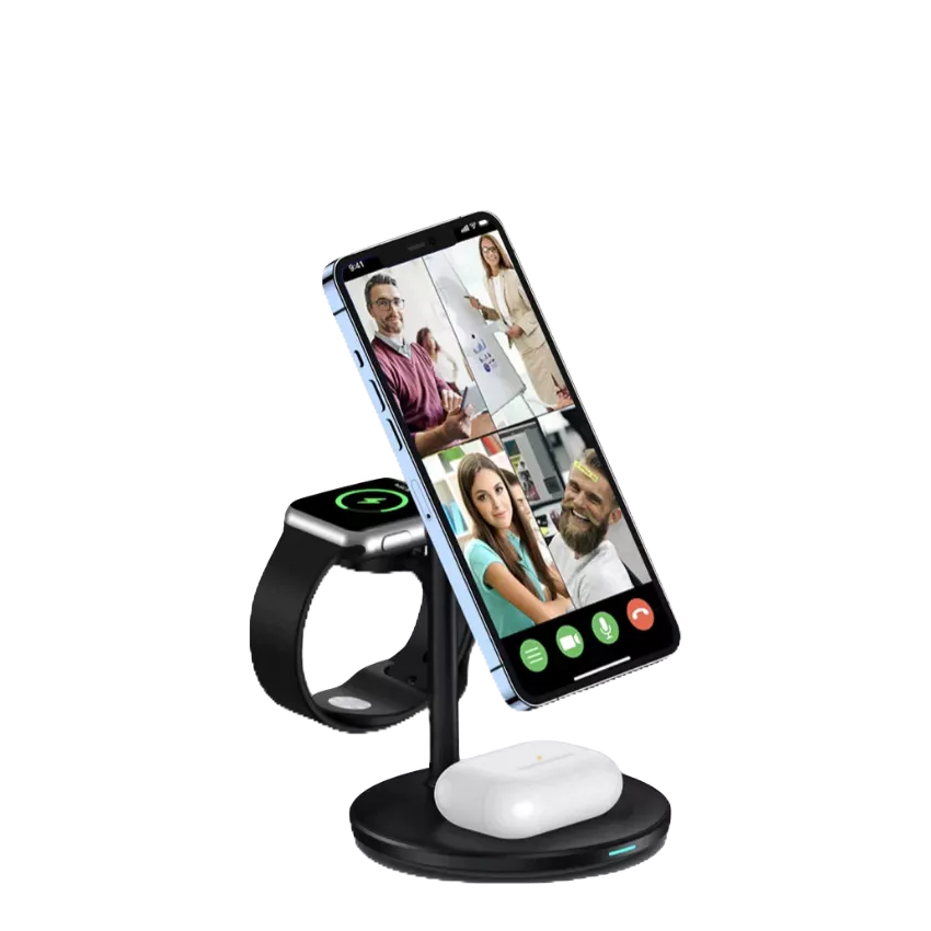 CHOETECH แท่นชาร์จไร้สาย Choetech แบบ 3 in 1 กำลังไฟ 15 วัตต์ By Dotlife