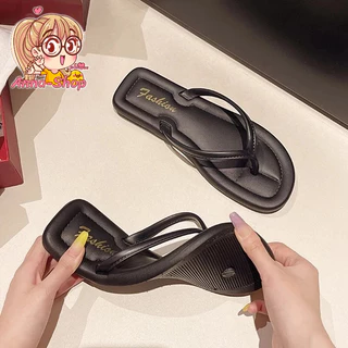 Anna shop มาใหม่ รองเท้าเเตะแฟชั่นหูคีบ ดีเทลสวย พื้นนิ่ม ใส่สบาย สินค้าพร้อมส่งในประเทศไทยT362