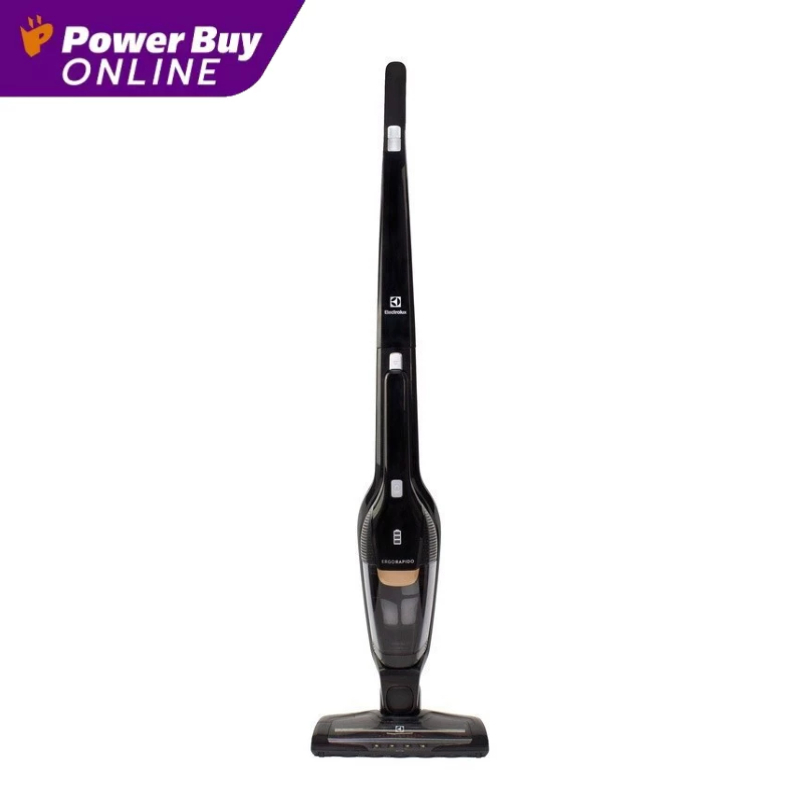 ELECTROLUX ErgoRapido เครื่องดูดฝุ่นแบบด้าม (14.4 โวลต์, 0.42 ลิตร, สี Ebony black) รุ่น ZB3501EB