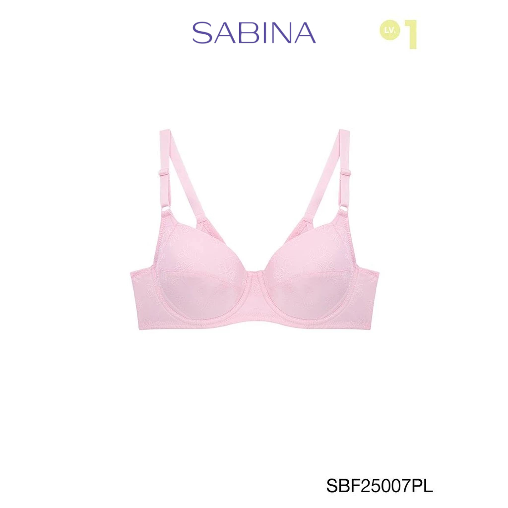 Sabina Forever Young Level 1 เสื้อชั้นใน มีโครง รหัส SBF25007PL - สีชมพูอ่อน