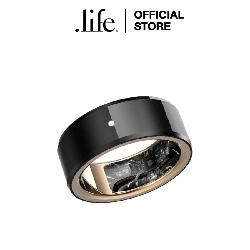 Momax แหวนติดตามสุขภาพ 1-Sense Active Smart Ring สี Black+Rose Gold) | By Dotlife