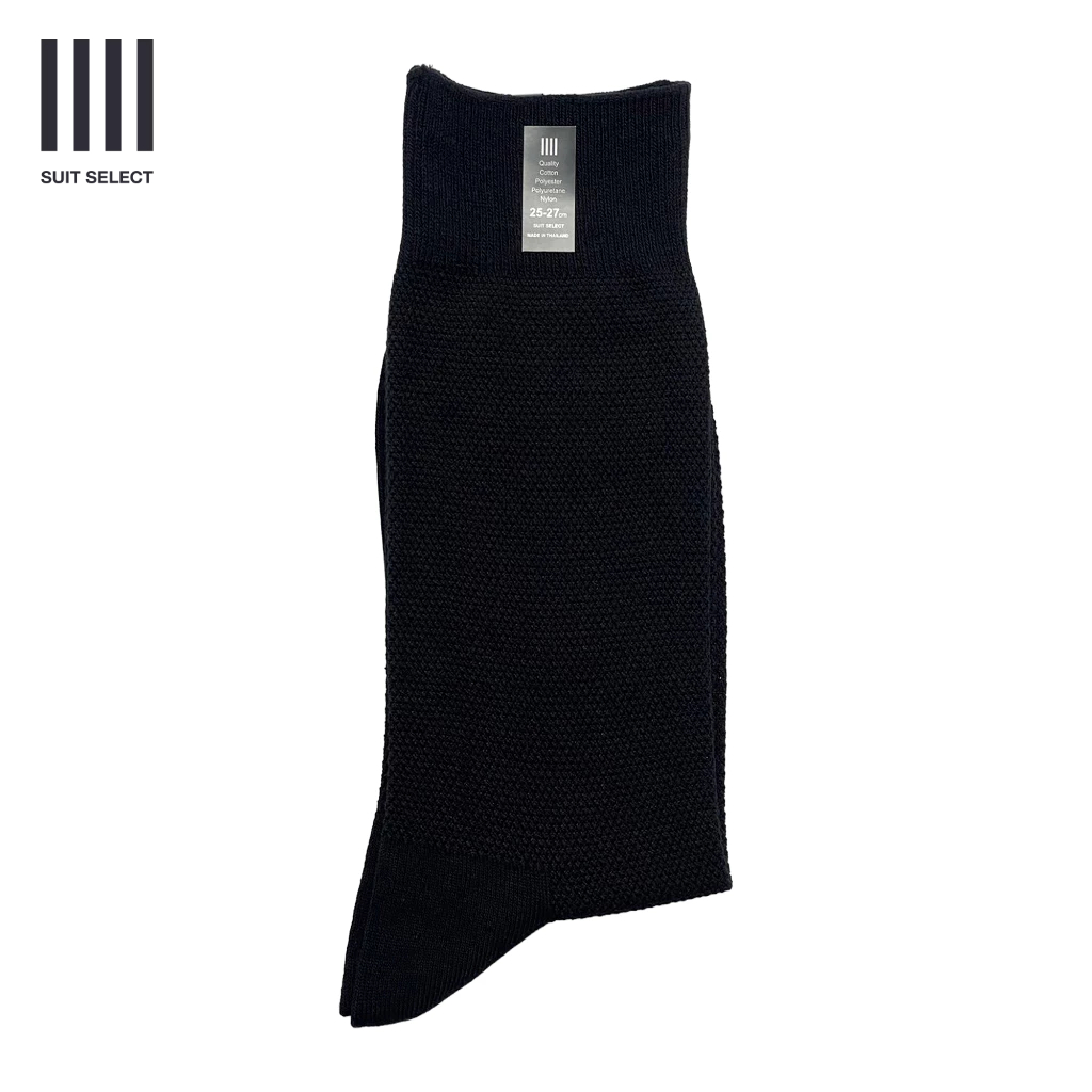 SUIT SELECT Socks (Black) ถุงเท้าทำงานผู้ชายสีดำ