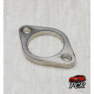 หน้าแปลน ท่อไอเสียเหล็ก รูปไข่ แบบชุบนิเกิล