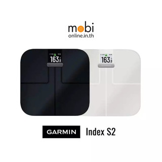 Garmin Index S2 Smart Scale Asia เครื่องชั่งน้ำหนัก - Black / White