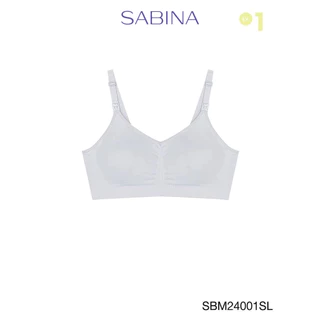 Sabina Maternity เสื้อชั้นในให้นม+ปั๊มนม รหัส SBM24001SL - สีเทาอ่อน