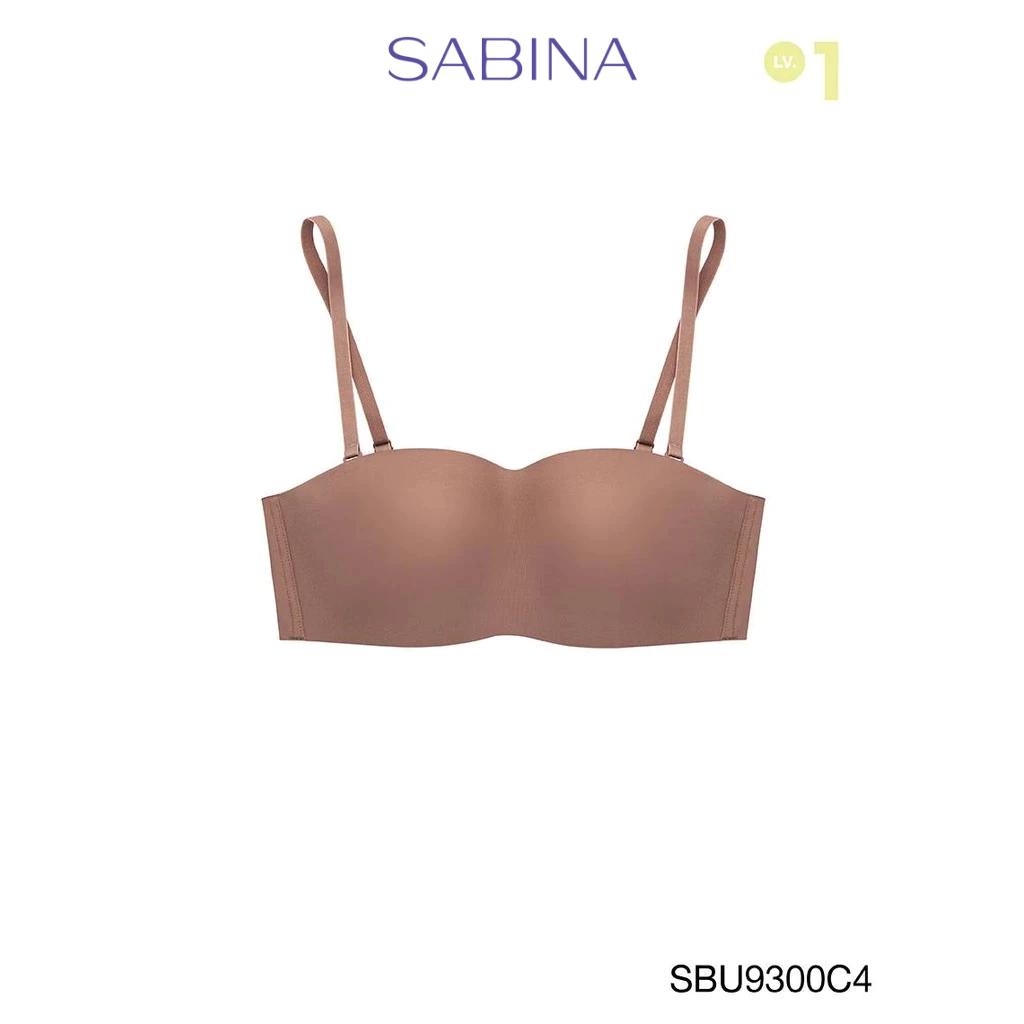 SABINA BRALESS | PRETTY PERFECT เสื้อชั้นในเกาะอกไม่มีโครง รหัส SBU9300 สีเนื้อแทน