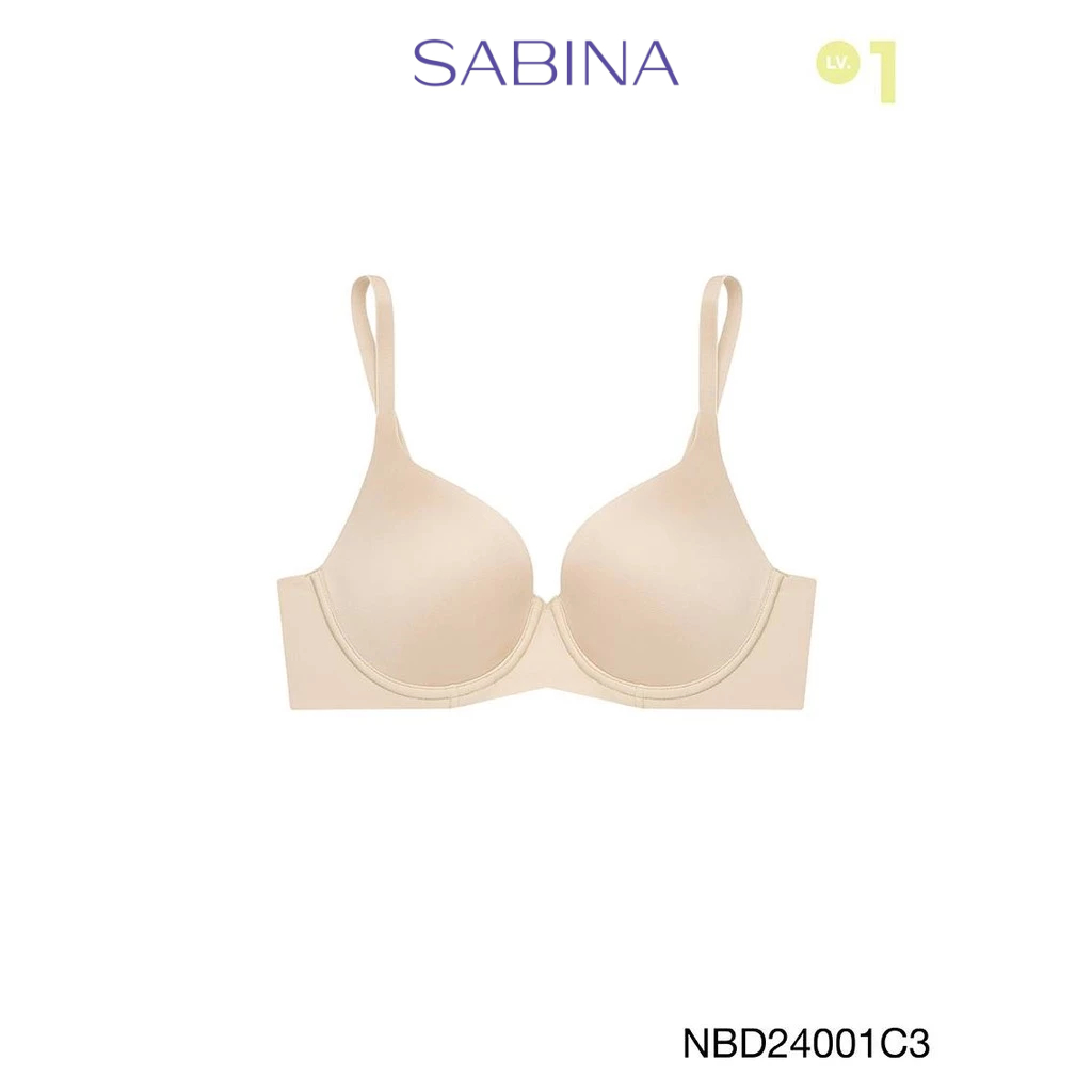 [Online Exclusive]  Sabina Perfect Bra Level 1 เสื้อชั้นใน ไร้ตะเข็บ  มีโครง รหัส NBD24001C3 - สีเนื