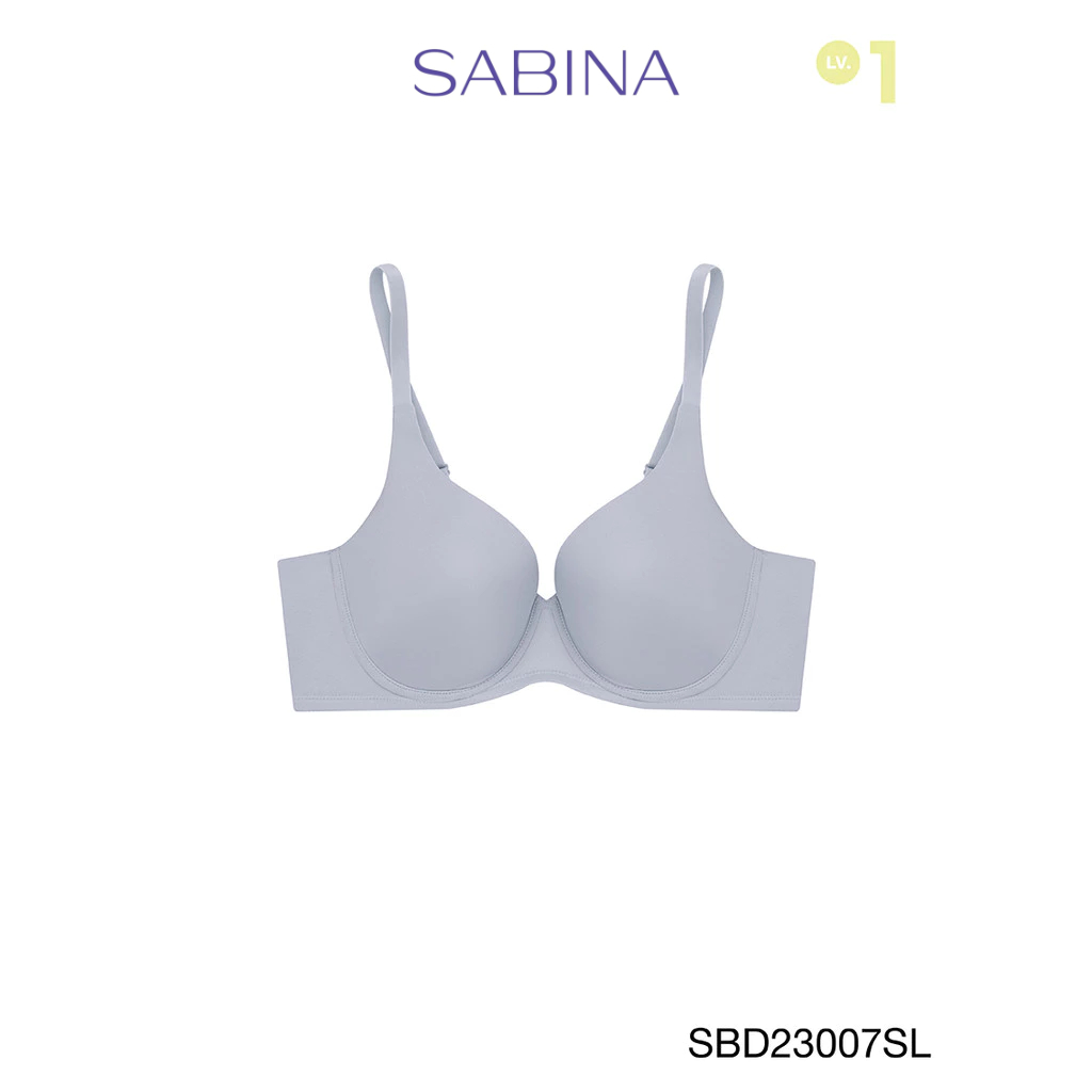 Sabina เสื้อชั้นใน มีโครง รุ่น Perfect Bra รหัส SBD23007SL สีเทาอ่อน