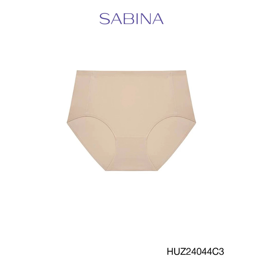 Sabina Habpy Panty  กางเกงในทรงเอวสูงปานกลาง รหัส HUZ24044C3 - สีเนื้อเข้ม