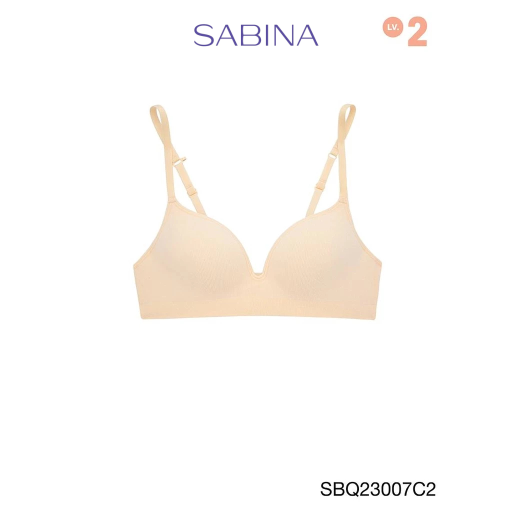 SABINA BRALESS | TWENTY FIVE เสื้อชั้นในไม่มีโครง รหัส SBQ23007C2 สีเนื้ออ่อน