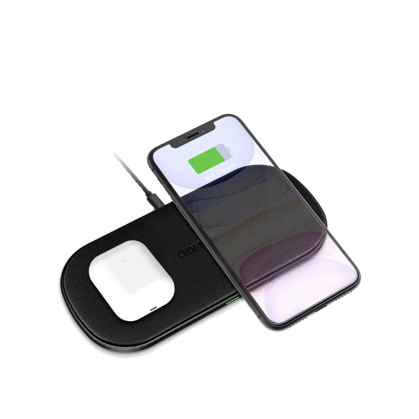 CHOETECH แท่นชาร์จไร้สาย Choetech 5-Coil สีดำ By Dotlife