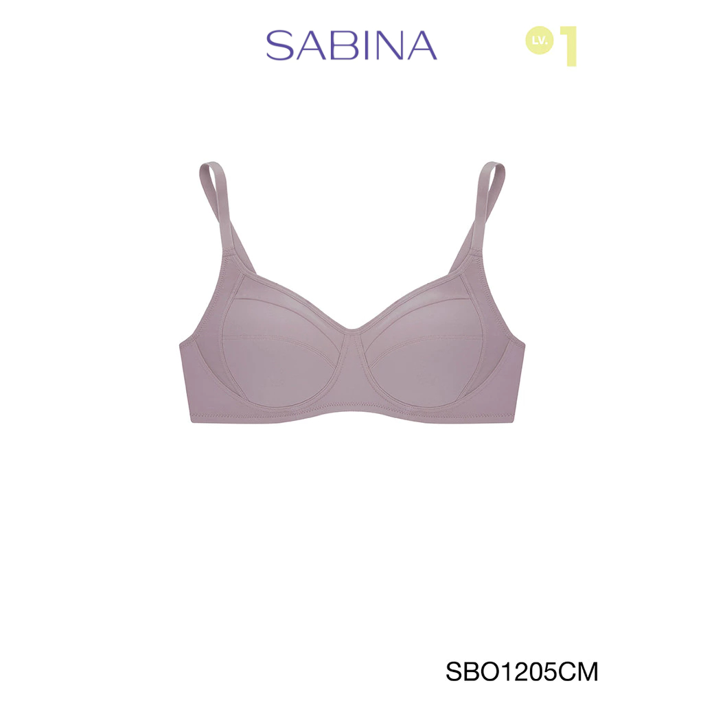 Sabina Function Bra Level 1 เสื้อชั้นใน ไร้โครง รหัส SBO1205CM - สีช็อคโกแลต
