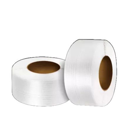 สายรัดพลาสติก สายรัดกล่อง PP BAND  12mm 15mm ยาว1800m PP Strapping Band - สายรัดพลาสติก (ขาวขุ่น)