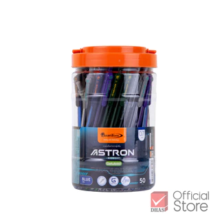 Quantum ปากกา ปากกาลูกลื่น แอสตรอน มิดไนท์ 0.7 นํ้าเงิน จำนวน 50 ด้าม