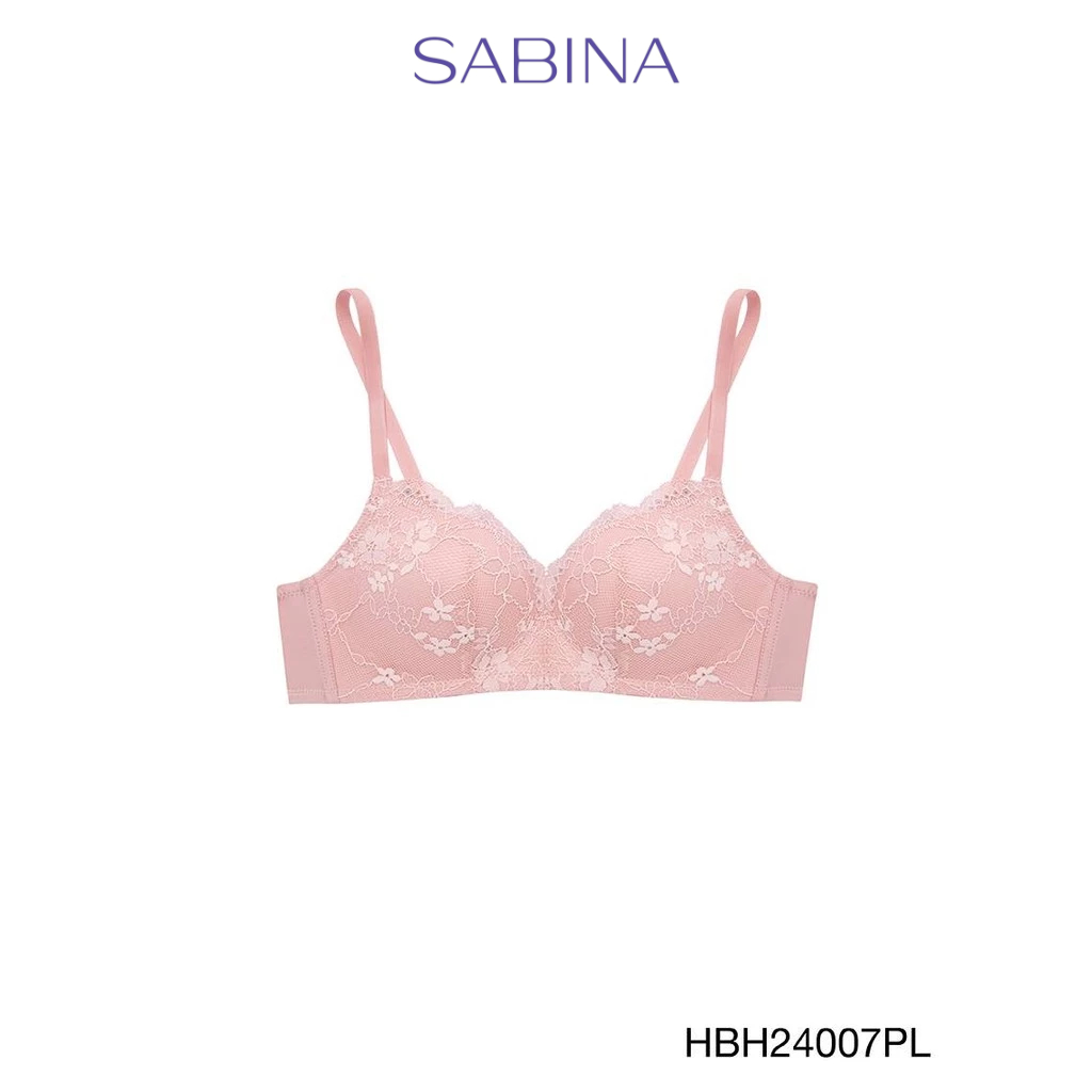 Sabina Habpy Soft Doomm Level 3 เสื้อชั้นใน  ไร้โครง รหัส HBH24007PL - สีชมพูอ่อน