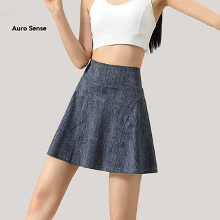 Auro Sense กระโปรงสั้น ออกกำลังกาย สำหรับ ผู้หญิง มีจีบข้าง เหมาะสำหรับ กอล์ฟ เทนนิส และกีฬาอื่นๆ