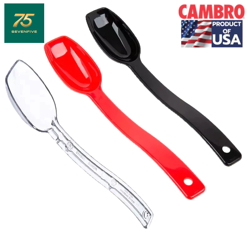CAMBRO ช้อนตักสลัด ช้อนบาร์สลัด ช้อนตักน้ำจิ้ม ช้อนโพลิคาร์บอเนต ขนาดยาว20.6xกว้าง3.8ซม CAM1-SPO8CW
