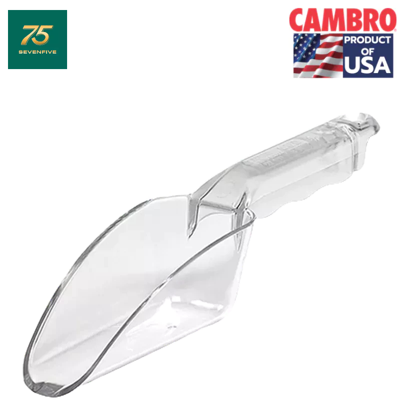 CAMBRO ช้อนตักวัตถุดิบ ที่ตักข้าวสาร ที่ตักน้ำแข็ง ที่ตักแป้ง ที่ตักดิน ตักปุ๋ย ที่ตักของแห้ง ช้อนตักน้ำแข็ง CAM1-SCP