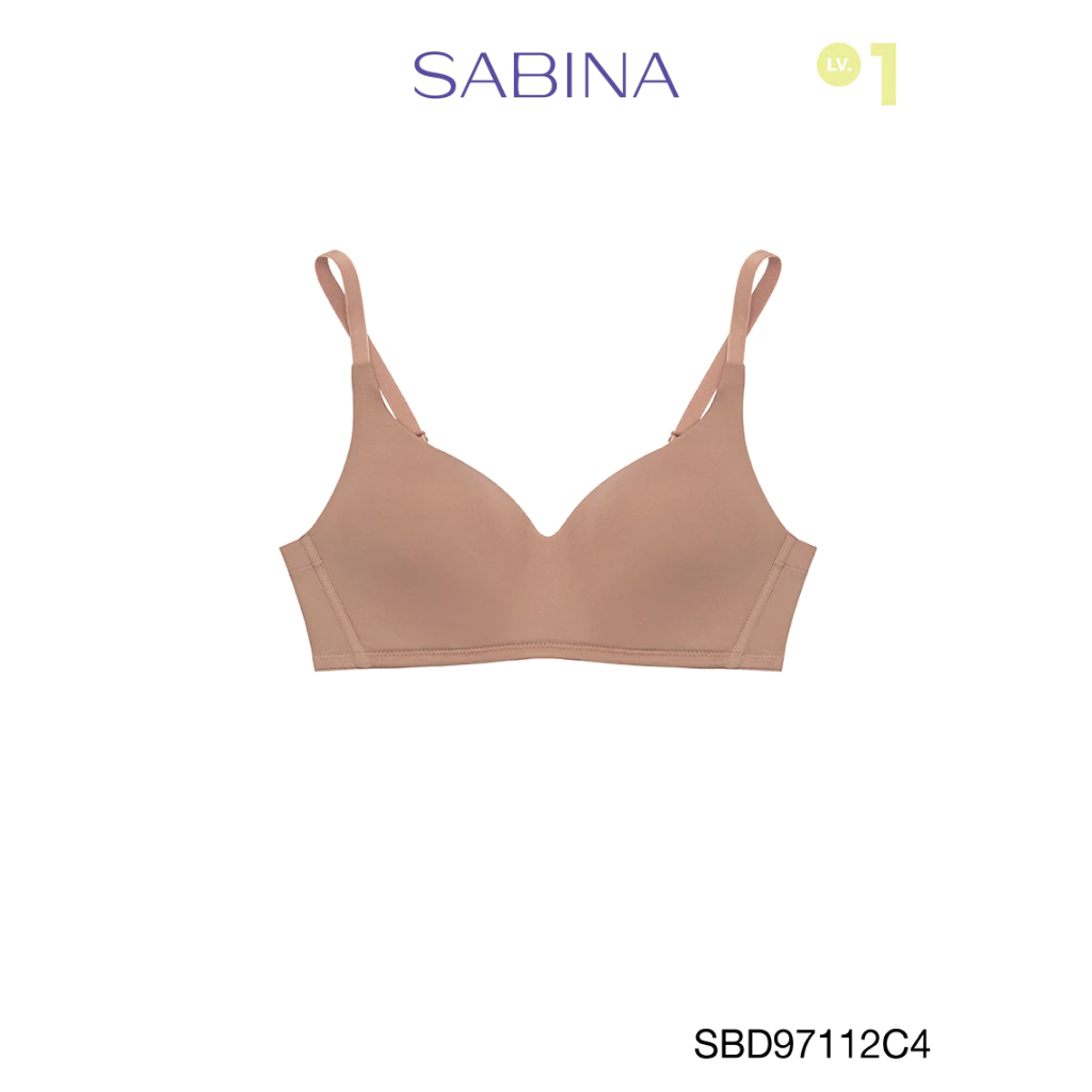 Sabina เสื้อชั้นใน Wireless (ไม่มีโครง) รุ่น Perfect Bra รหัส SBD97112C4 สีเนื้อแทน