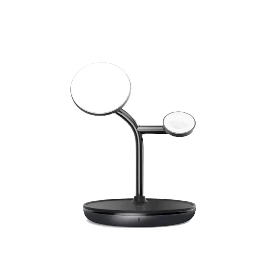 ADAM ELEMENTS แท่นชาร์จไร้สายแบบแม่เหล็ก OMNIA M3+ แบบ 3 in 1 สีดำ By Dotlife