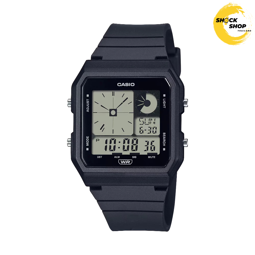 CASIO นาฬิกาข้อมือ CASIO รุ่น LF-20W-1ADF วัสดุเรซิ่น สีดำ
