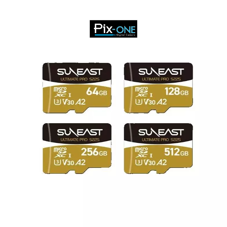 SUNEAST ULTIMATE PRO MicroSDXC UHS-I V30 Card DDR225 (รับประกันศูนย์ 5 ปี)