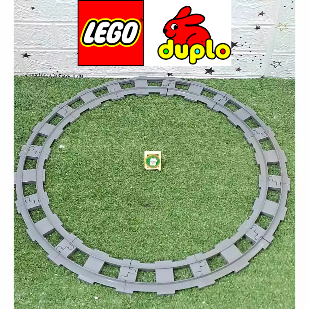 เลโก้ Lego duplo Thomas The Train Track Pieces มือสองของแท้ 💯คะ  มีตามภาพ12ชิ้นไม่มีกล่องคะ