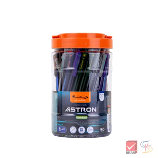 Quantum ปากกา ปากกาลูกลื่น แอสตรอน มิดไนท์ 0.7 นํ้าเงิน กระบอก จำนวน 50 ด้าม