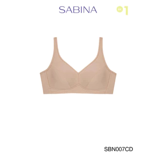 Sabina Fill Up Bra Level 1 เสื้อชั้นใน ไร้โครง รหัส SBN007CD - สีเนื้อเข้ม