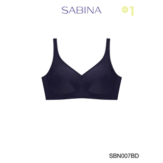 Sabina Fill Up Bra Level 1 เสื้อชั้นใน ไร้โครง รหัส SBN007BD - สีน้ำเงินเข้ม