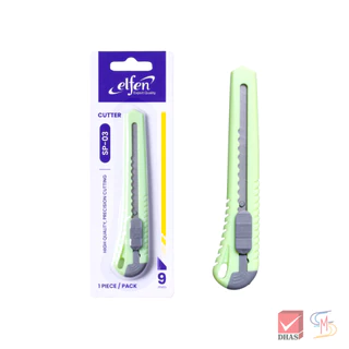 Elfen เอลเฟ่น คัตเตอร์ รุ่น SP-03 9 มม. และ รุ่น LP-03 18 มม. จำนวน 1 อัน