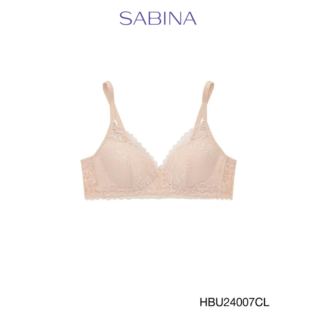 Sabina Habpy Pretty Perfect Level 1 เสื้อชั้นใน  ไร้โครง รหัส HBU24007CL - สีเนื้ออ่อน