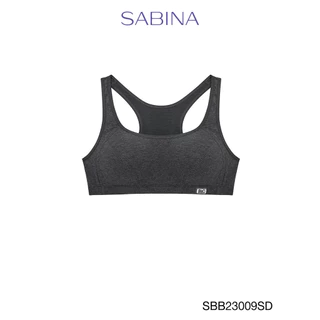 Sabina Sbn Sport Level 1 เสื้อชั้นใน ไร้โครง รหัส SBB23009SD - สีเทาเข้ม
