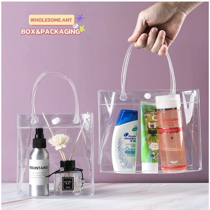 PVCถุงใส ถุงPVC ใส  เหนียว รับน้ำหนักได้ 1ใบก็ขาย - รูปที่ 7