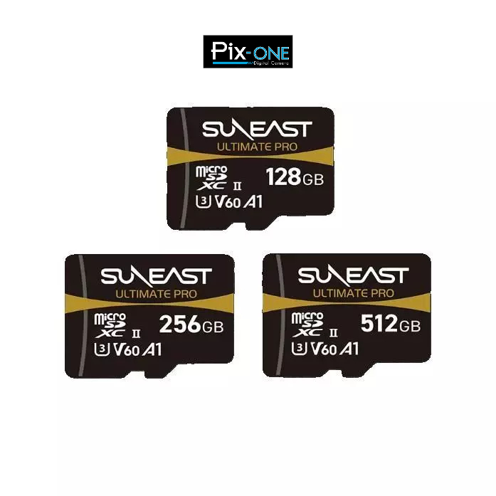 SUNEAST ULTIMATE PRO microSDXC UHS-II V60 Card (รับประกันศูนย์ 5 ปี)