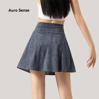 Auro Sense กระโปรงสั้น ออกกำลังกาย สำหรับ ผู้หญิง มีจีบข้าง เหมาะสำหรับ กอล์ฟ เทนนิส และกีฬาอื่นๆ
