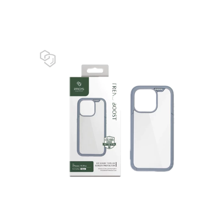 IMOS เคสใส TPU+PC Case สำหรับ Phone 15 Pro / Pro Max By Dotlife