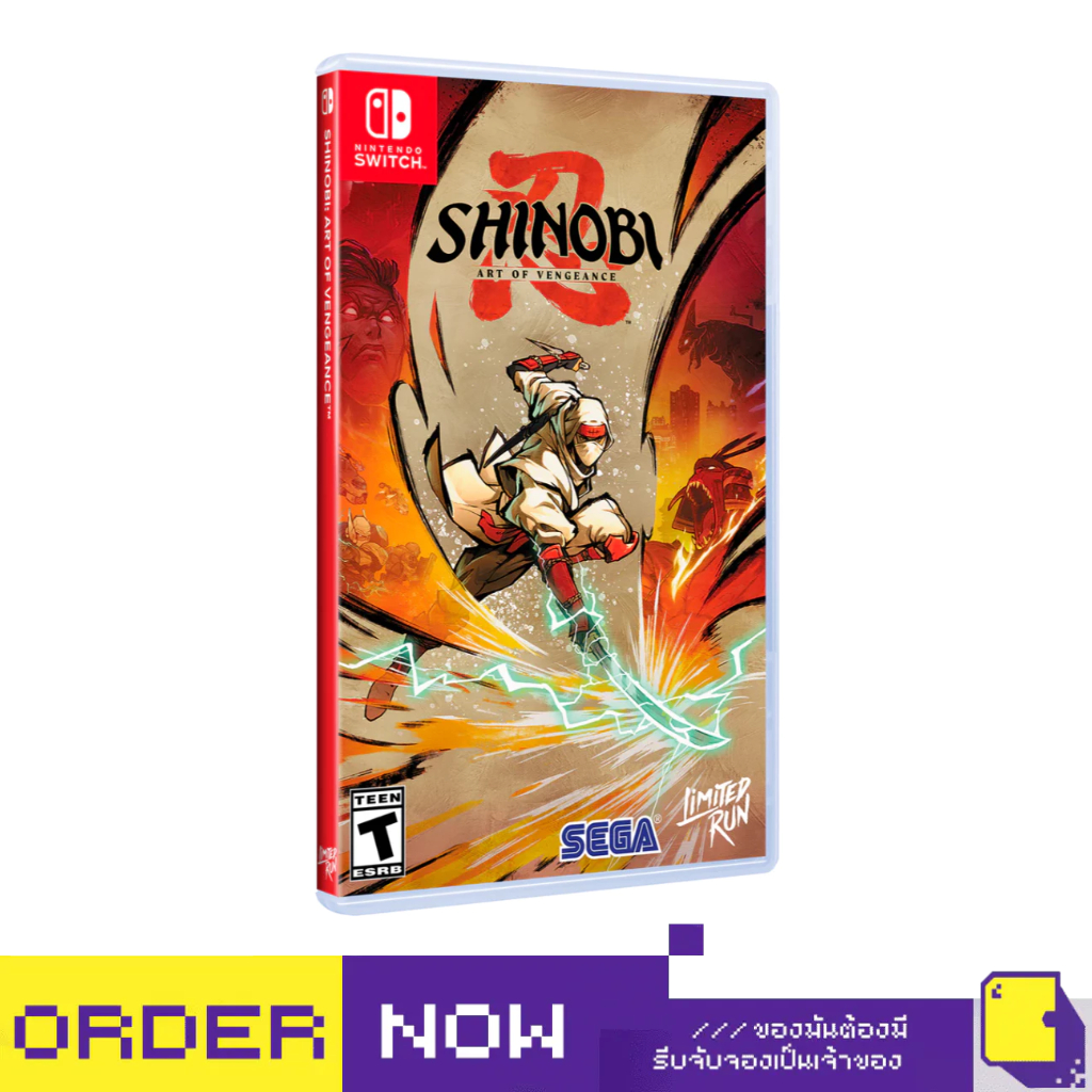 [+..••] NSW SHINOBI: ART OF VENGEANCE #LIMITED RUN EXCLUSIVE (เกม Nintendo Switch™🎮)