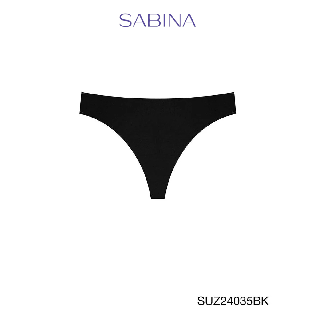 Sabina Panty Zone Seamless Series กางเกงในทรงตอง รหัส SUZ24035BK - สีดำ