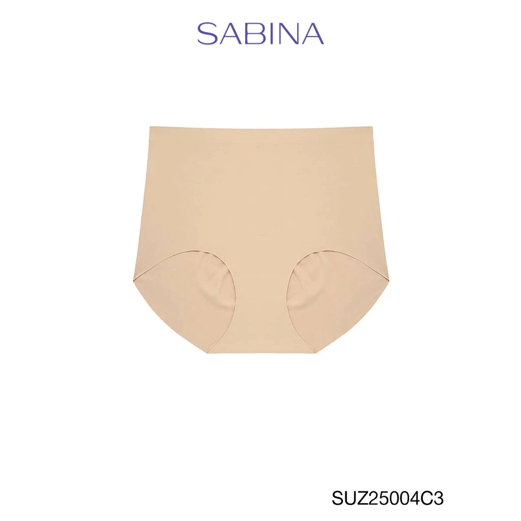 Sabina Panty Zone Seamless Series กางเกงในทรงเอวสูง รหัส SUZ25004C3 - สีเนื้อเข้ม